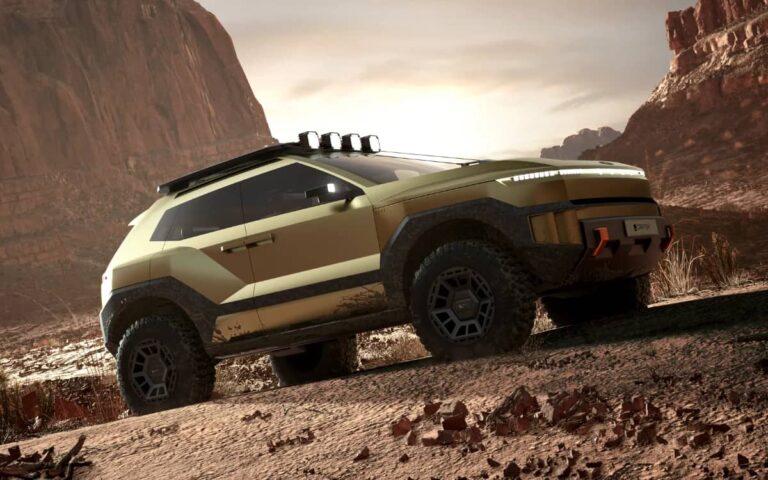 Hyundai’s Crater concept goes full adventure mode with 35 inch tires and a bottle opener tow hook