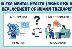 AI For Mental Health (Rising risk or Replacement of Human Therapist)